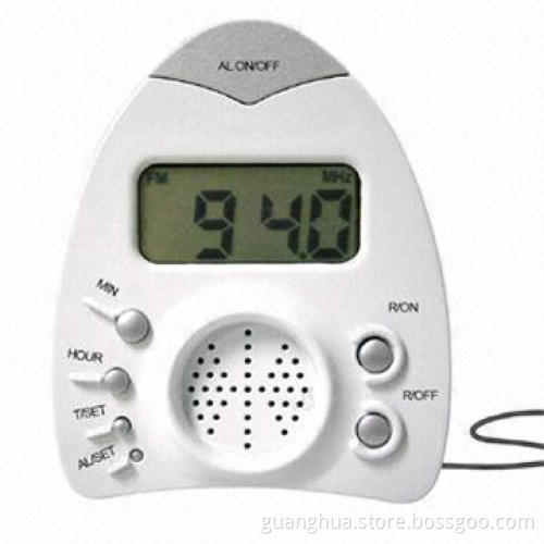 Digital Alarm Clock with Radio Function, Sized 8.4 x 4.3 x 9.9cm